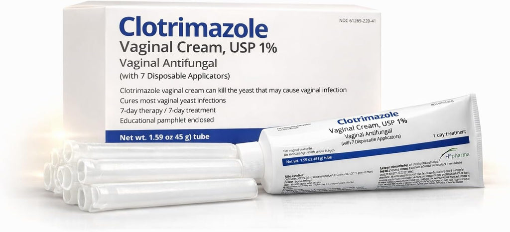 Clotrimazole Vaginal USP 1% Cream - 45 Gm