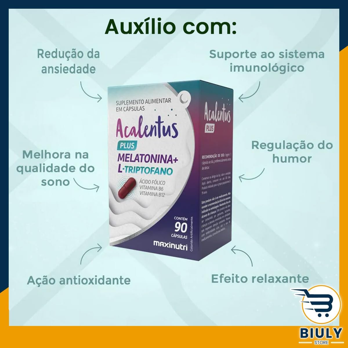 Acalentus Dietary Supplements Overnight 60 capsules