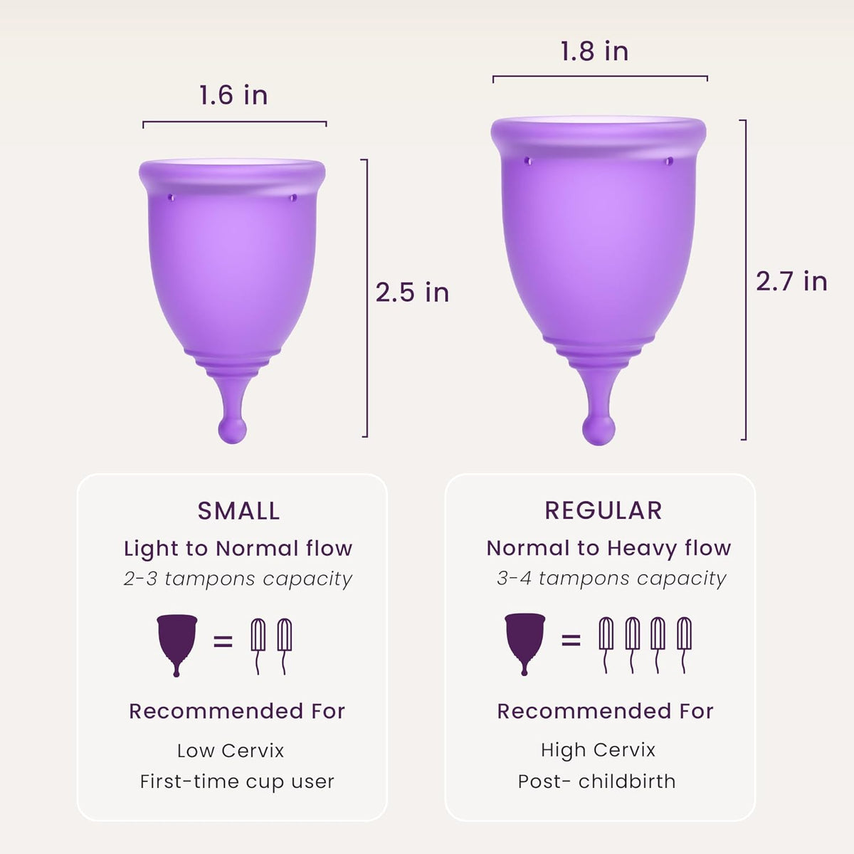 EcoBlossom Menstrual Cups and Discs Silicone Reusable