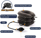 S Cervical Neck Traction Device for Instant Neck Pain Relief - Inflatable & Adjustable Neck Stretcher Neck Support Brace, Neck Traction Pillow for Home Use Neck Decompression