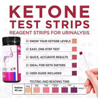 Urine Test Strips, Ketone Urine Strips, Accurate Results, Urinalysis Home Testing Stick Kit to Help Monitor Your Health, Urine Strips DipstickTests