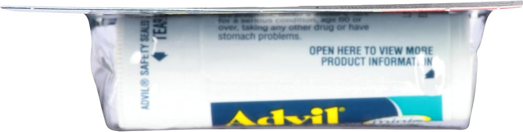 Advil Mini Liqui-Gels, Ibuprofen 200mg, Pain Relief, 8 Count | Relieves Headaches and Arthritis Pain, Reduces Fever, Mini Liqui-Gels, Travel-Size Vial