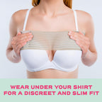 Breast Implant Stabilizer Band, Post-Surgery Breast Stabilizer Band - Chest Compression Wrap for Women, Ideal for Breast Augmentation, Reduction and More