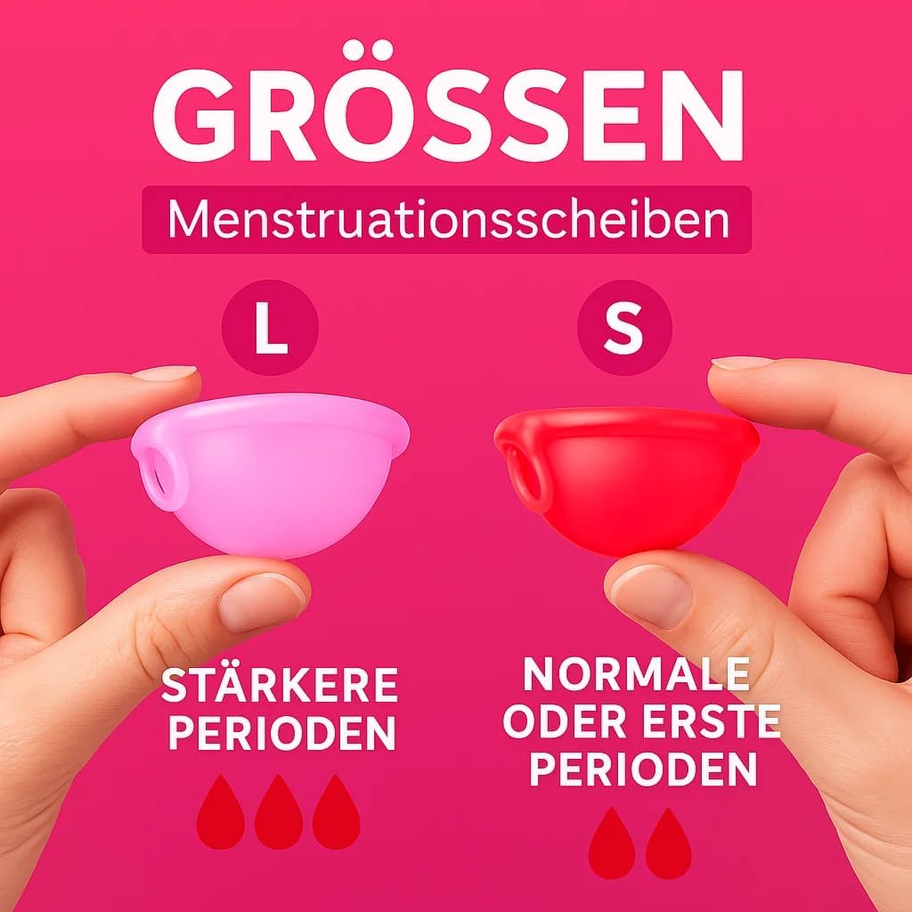 Menstrual Cups and Discs Reusable Silicone