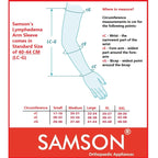Lymphedema Arm Sleeve (Single) - Compression Stocking Recommended by Doctors, For Post-Mastecomy & Lymphoedema of Hand and Arm, Extra-Firm Graduated Compression (For Women & Men)