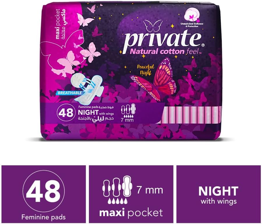 Sanitary Pads Overnight 48 pads