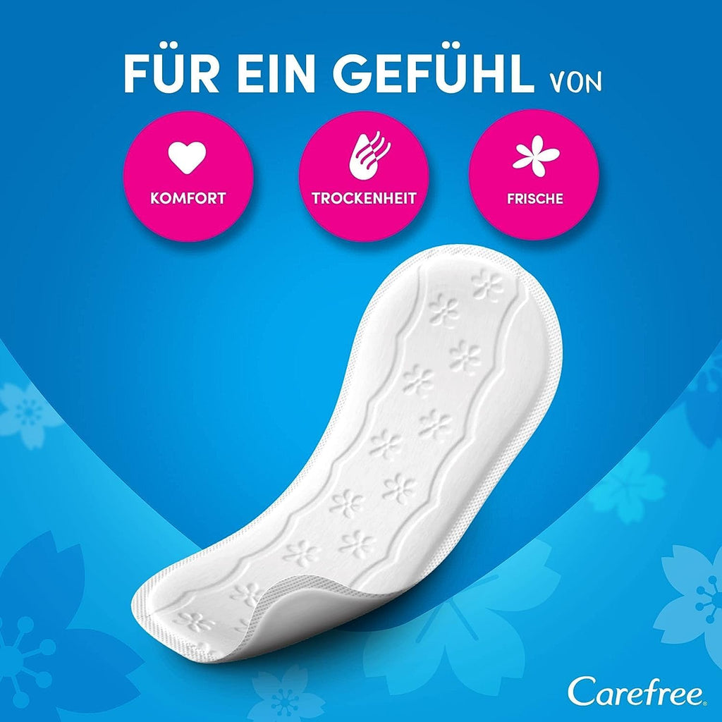 Carefree Panty Liners Breathable Aloe Vera 100 pieces
