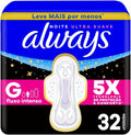 Always Sanitary Pads Overnight 32 pieces