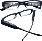 3 Pack Reading Glasses with Lights and Magnifier Reading Glasses with Lights in The Frame Bright Led Readers Magnifying Glass with Light for Men Women Led Readers Eyeglasses+1.5