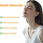 Mint-Ginger Drops, Fast-Acting Nausea Relief, Support Motion Sickness and Morning Sickness Relief, Added Vitamin B6, 30 Wrapped Ginger Candies