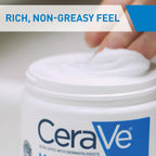 CeraVe Moisturising Cream 340g, Dry to Very Dry Skin Face & Body Moisturiser to Help Restore the Protective Skin Barrier, Hyaluronic Acid + 3 Essential Ceramides, Fragrance Free