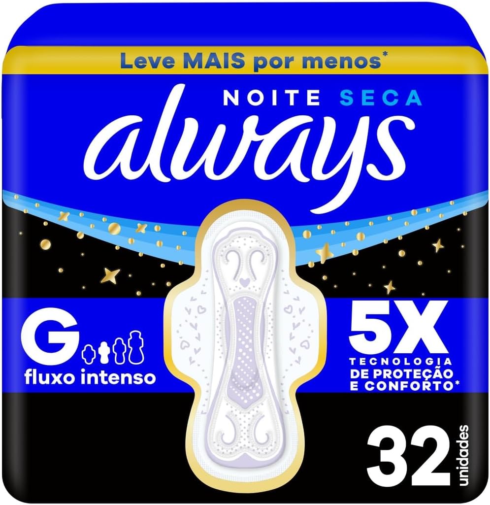 Always Sanitary Pads Overnight 32 pieces