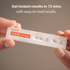 iHealth COVID-19 Antigen Rapid Home Test, 5 Tests, FDA Authorized OTC | at-Home Self Covid Test, Results in 15 Minutes with Non-invasive Nasal Swab, for ages 2 and up, easy to use