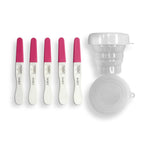 NORY EarlyCheck Pregnancy Test Kit Pack of 5 with Urine Container – Over 99% Accurate – Ultra-Sensitive Detection – Results in Under 1 Minute – Detects Pregnancy 4 Days Early