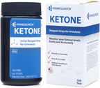 Prime Screen Ketone Test Strips: Testing Ketosis based on your urine, 100 Ketone Urinalysis Tester Strips