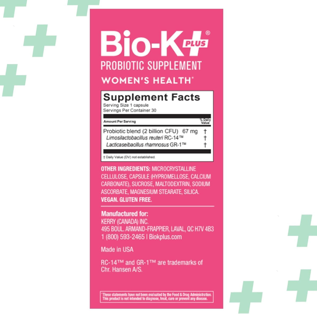 Probiotic Supplements 2 ml 30 capsules