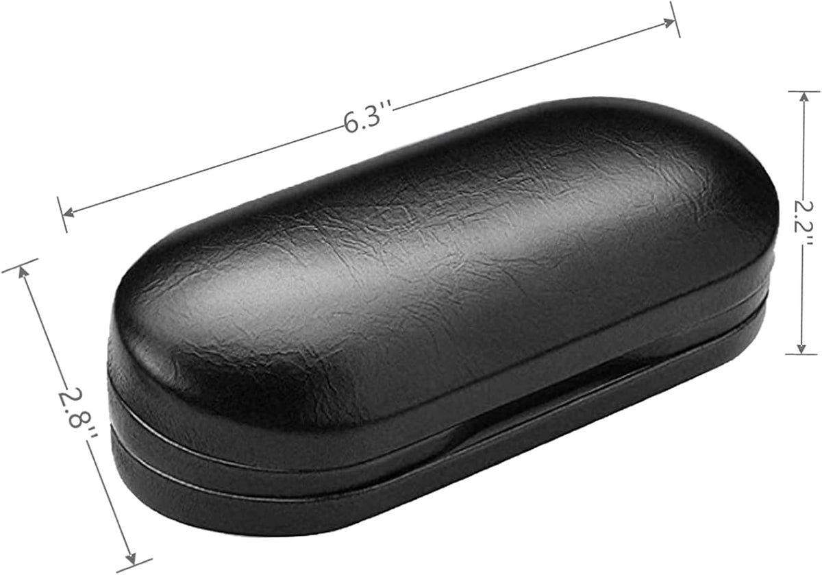 AITIME 2 in 1 Contact Lens and Glasses Case Combo,Contact Travel Case Kit | Double Sided Eye Contact Case with Remover Tool,Storage Organizer Accessories,Cute Eyeglasses Case with Contact Holder