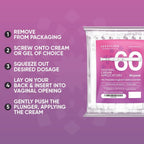 Applicators and Syringes Disposable Individually Wrapped 60 pieces