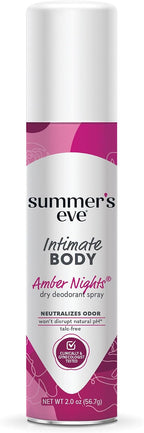 Summer's Eve Daily Refreshing Feminine Spray, Amber Nights, 2 Oz