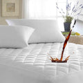 Ayka 100% Waterproof Cotton Quilted Mattress Protector King Size Breathable Hypoallergenic Noiseless Ultra Soft Fitted Bed Protector 78x72 inch Mattress/Bed Cover (King 78x72 inch | 6.5x6 ft, White)
