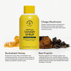 Beekeeper's Naturals Honey Cough Syrup for Adults, Elderberry, Daytime, 4oz | For Adults, Elderberry, Bee Propolis, Buckwheat Honey, Immune Support & Throat Soothing