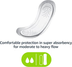Amazon Basics Maxi Pads For Periods- Thick, Super Absorbency, Unscented, 48 Count, 1 Pack