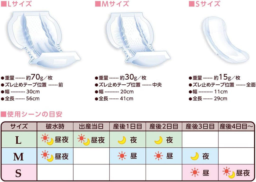 dacco Maternity Pads Made in Japan Maternity 10 pieces