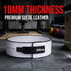 IBRO Powerlifting Lever Gym Belt – Power 8MM, 10MM or 13MM Extreme Heavy Duty Genuine Leather Belts - Squats Deadlifts Bodybuilding Weight Lifting IPF Power Lifting Strongman for Men