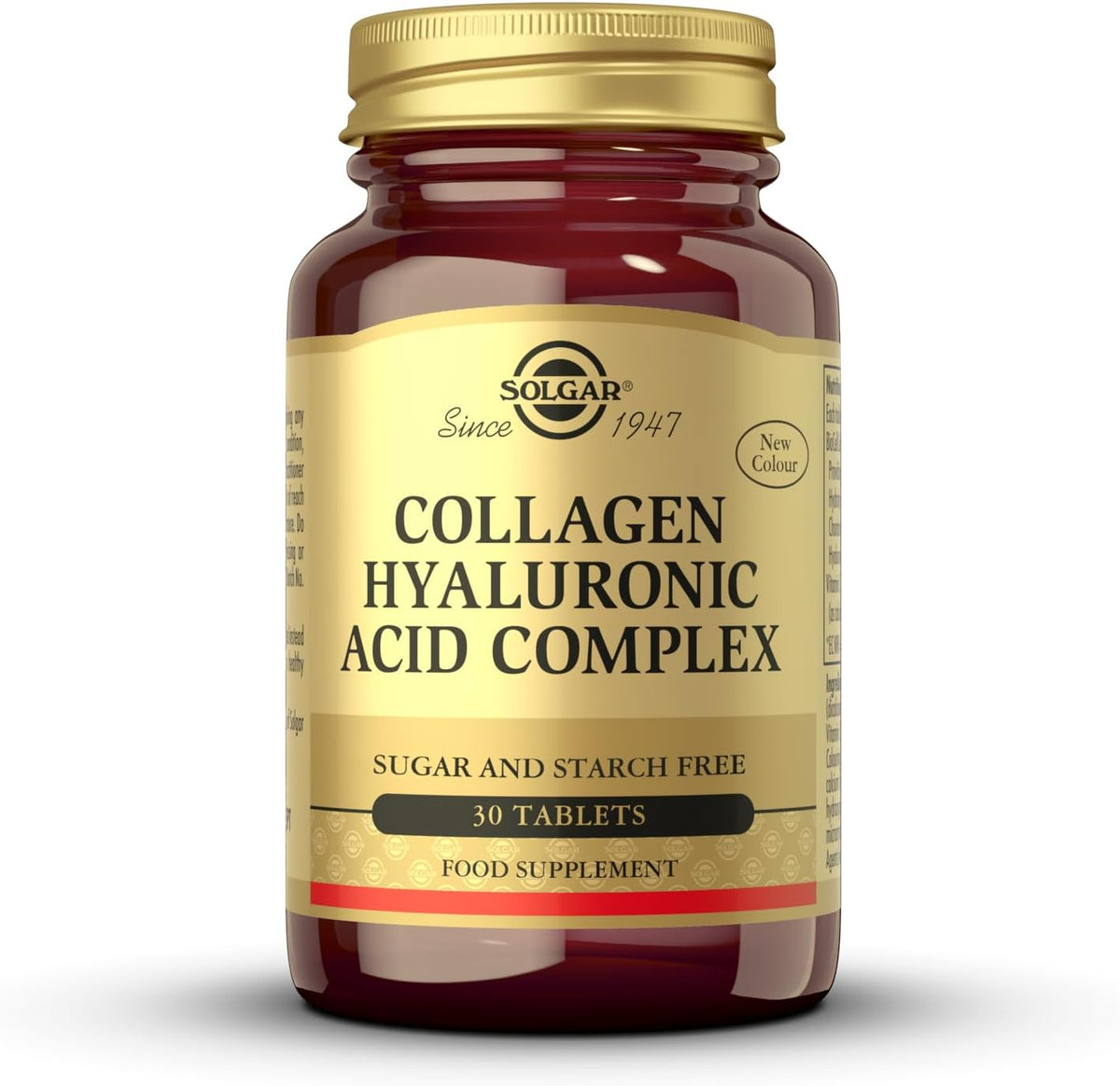 Solgar | Hyaluronic Acid Complex | Aging Prevention | Repair Dehydrated and Dehydrated Skin | Contains Vitamin C | 30 Tablets
