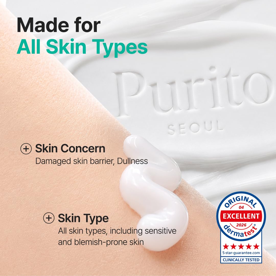 PURITO Panthenol 10% Cream | Korean Skin Barrier Repair & Glow Boost