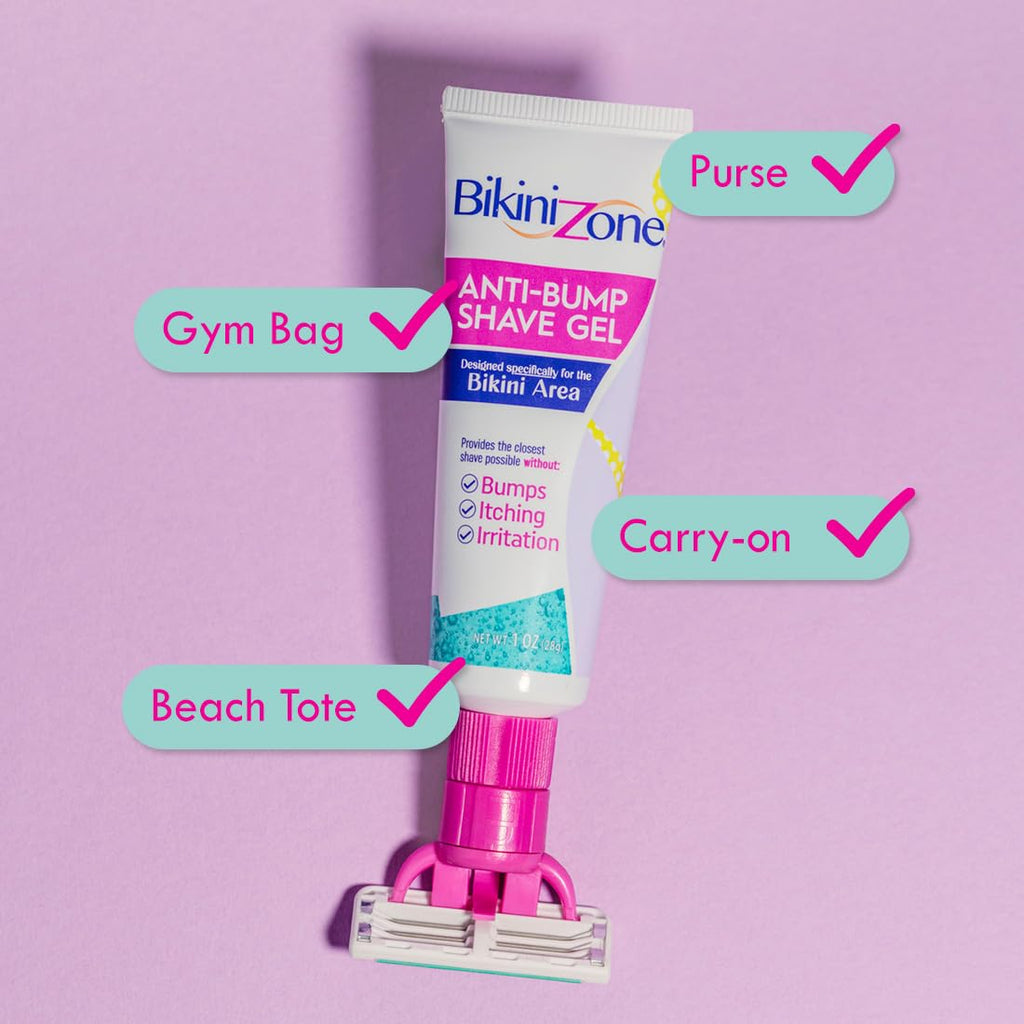 Bikini Zone Flow All-in-One Travel Razor for Bikini & Sensitive Areas