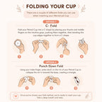 Ezcup Reusable Menstrual Cup for Women with an easy-to-use Portable Sterilising Container, 100% Medical Grade Silicone, FDA Approved, Up to 8-10 Hours use (REGULAR),Pink, Pack of 1