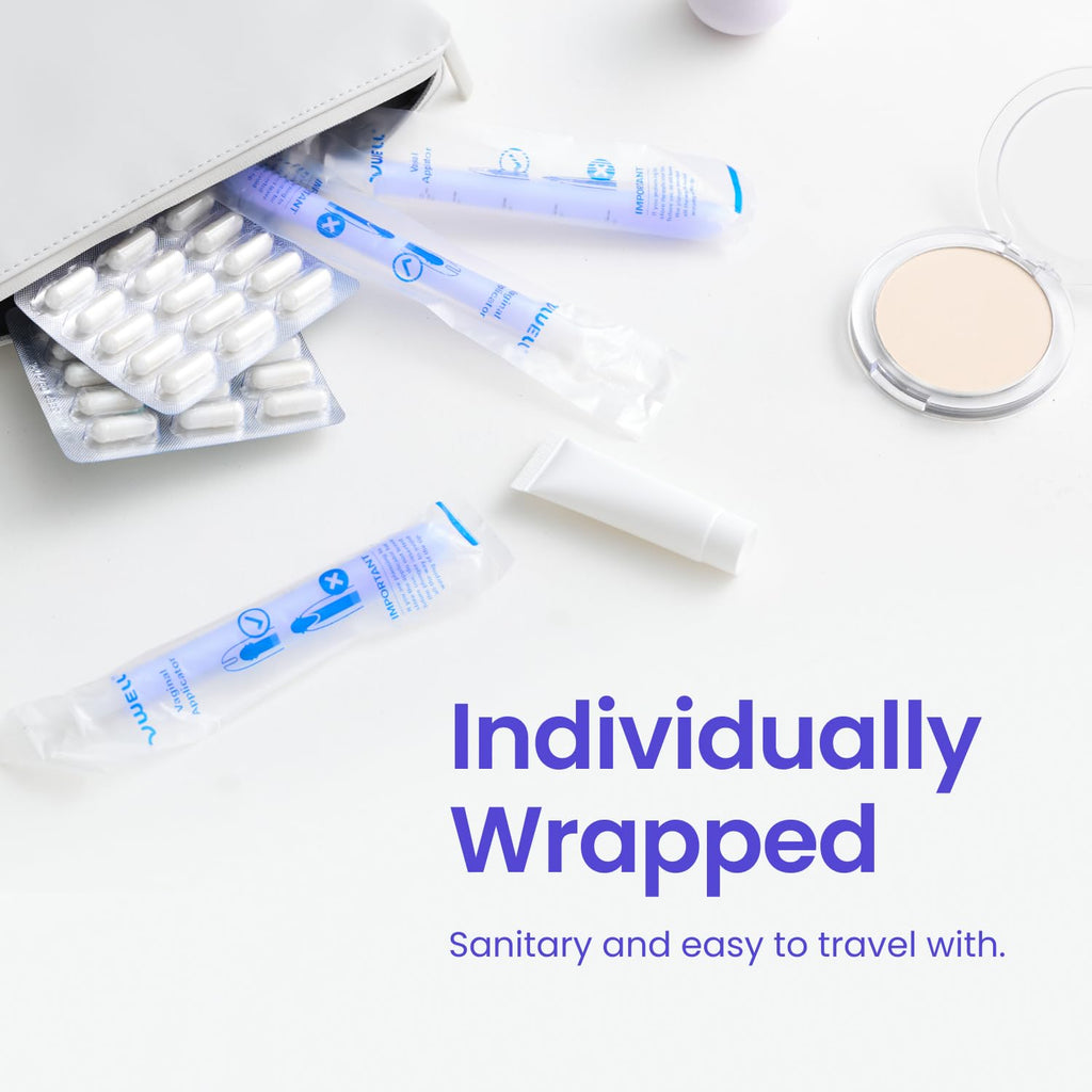 VWELL MaxComfort Tapered Vaginal Rectal Suppository Applicator Fits Most Prescription Capsule, Tablet, Pill, Gel, Cream (Universal)