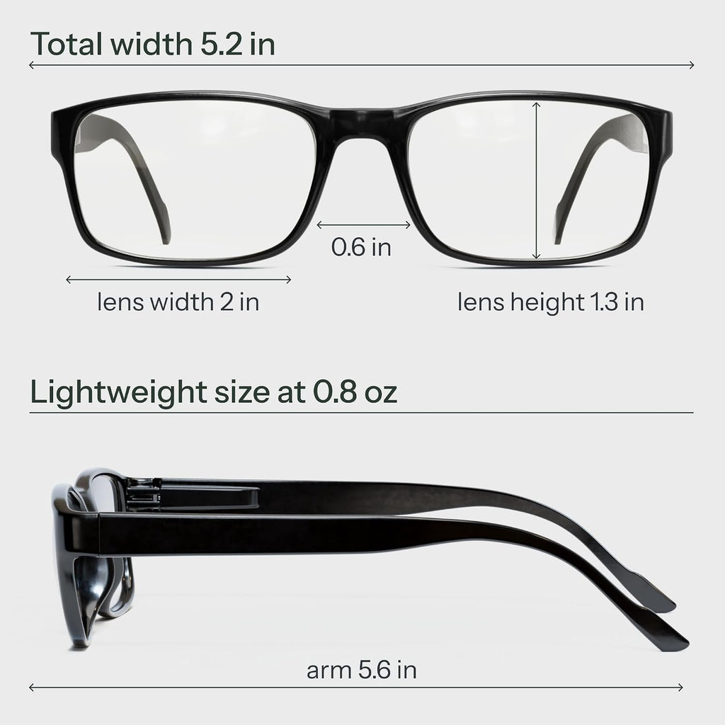 Gaoye 1.5 Professional Reading Glasses for All Day - Computer Readers with Blue Light Protection - Value Pack