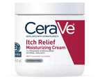 CeraVe Moisturizing Cream for Itch Relief, Anti Itch Cream, 16oz | Skin Care That Relieves Minor Skin Irritations, Sunburn & Bug Bites with Pramoxine Hydrochloride In A Fragrance Free Formula