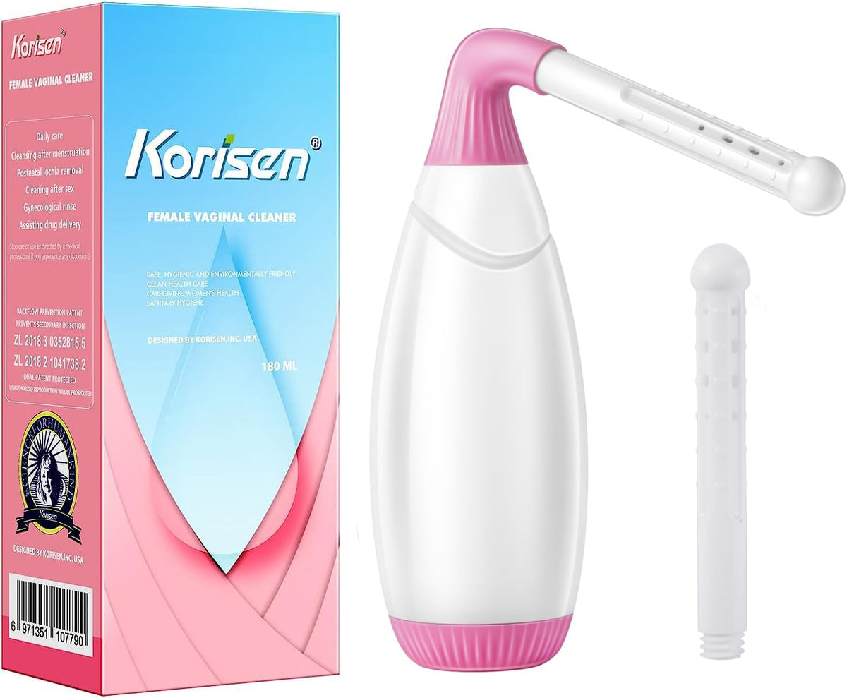 Multifunctional Vaginal Shower Bottle for Women, Reversible Peri Bottle, Ideal for Intimate and Postpartum Care, Travel Size, for Intimate Hygiene