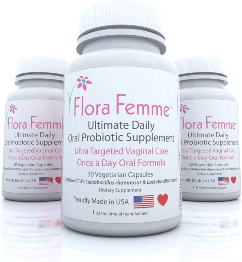 Ultimate Daily Oral Probiotic Supplement - Support Urinary Tract & Vaginal Health - Eliminate Vaginal Odor, Balance pH, & Restore Proper Gut & Vaginal Flora - Ultra Potent Women's Blend