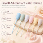 Kegel Exercise System, Set of 6 Silicone Pelvic Floor Weights for Women
