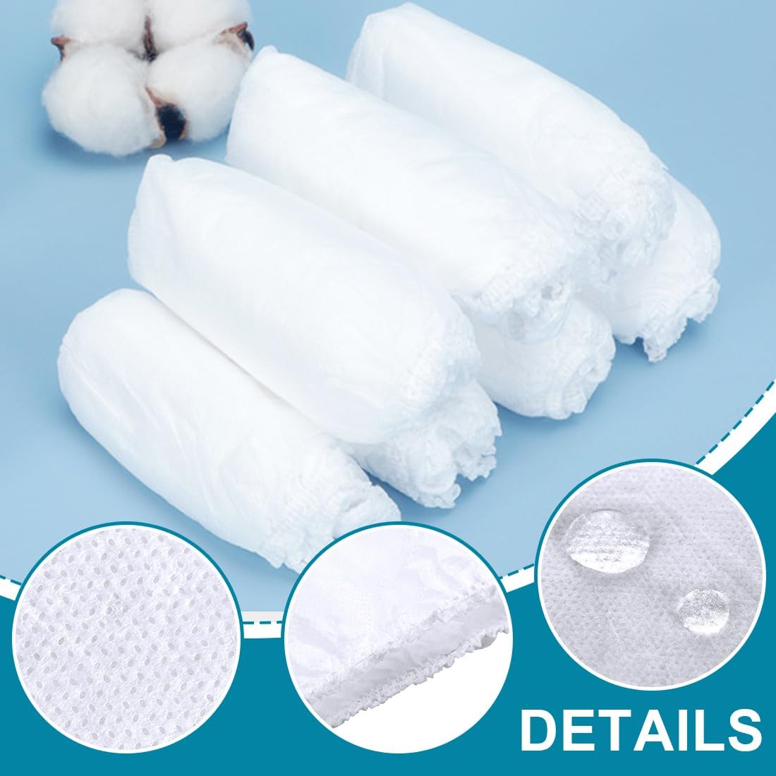 10 Pieces Briefs for Women, Single Use, Hospital, Menstruation, Hotel, Spa, Underwear for Women, Maternity SPA Massage, Individually Wrapped, Briefs