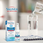 SALIVEA Soothing Dry Mouth Spray for Adults 250 Pumps Mint 1.5 oz Pack of 1 | Moisturizing saliva substitute with natural salivary enzymes aids daily oral care, mild formula for kids and adults