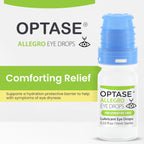 Optase® Allegro Lubricant Eye Drops, 0.33 fl oz | Preservative Free Lubricant Eye Drops - Artificial Tears for Environmental Irritants - Contact Lens Compatible - 300 Doses