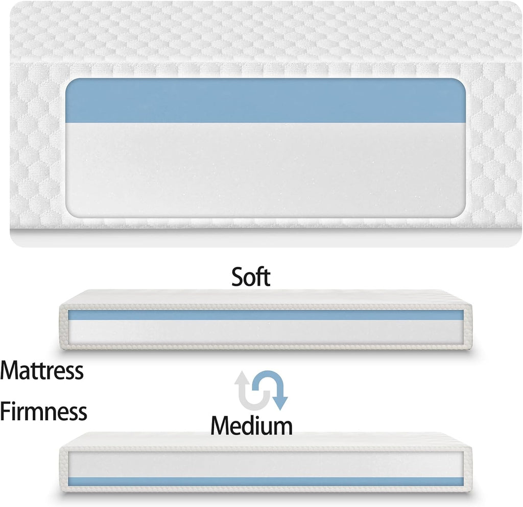 Gwydre Memory Foam King Mattresses and Bedding