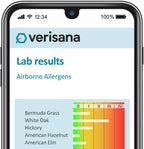 Indoor & Outdoor Allergy Test – 48 Airborne Allergens – Spores & Pollens Home-to-Lab Screening – Ages 18+ – Verisana
