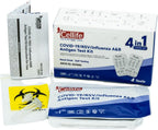 Rapid Antigen Test (RAT) 4 in 1 Kit - Tests for COVID-19, RSV, Flu/Influenza A&B (4 pack)