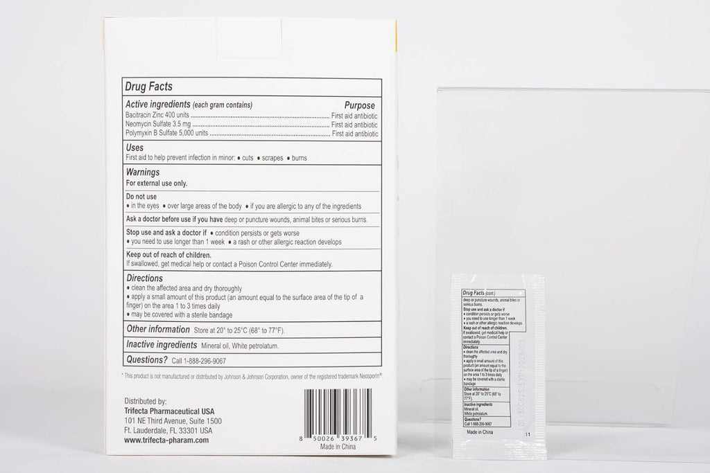 MFASCO Antiseptic Wound Care Travel Pack | 39 Piece First Aid Kit Refill