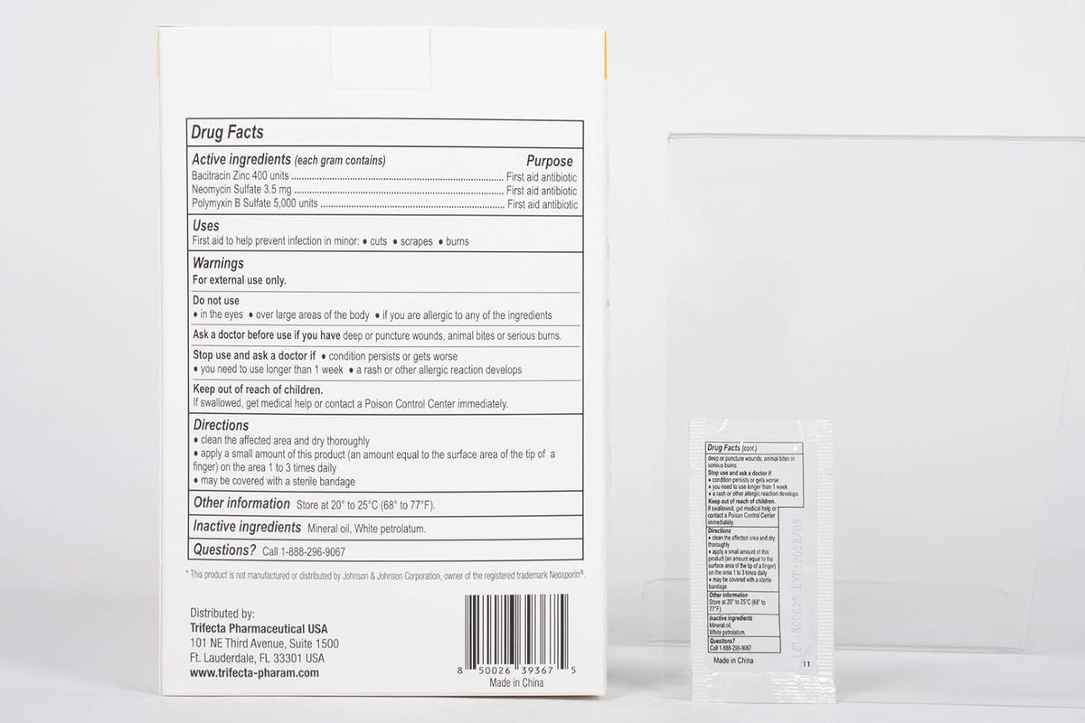 MFASCO Antiseptic Wound Care Travel Pack | 39 Piece First Aid Kit Refill