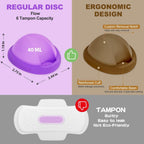 Menstruationsscheibe Menstrual Cups and Discs Reusable Sterile