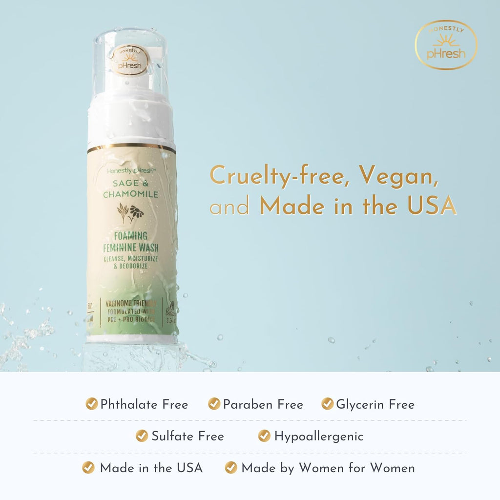 Pre + Probiotic Feminine Wash- Sage & Chamomile