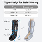FIT KING Cordless Foot and Calf Massage Boots, Recovery System