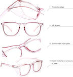 JOO'RTI Anti-Fog Safety Goggles Anti-Blue Light Saftey Glasses Anti-Dust Protective Eyewear for Women and Men